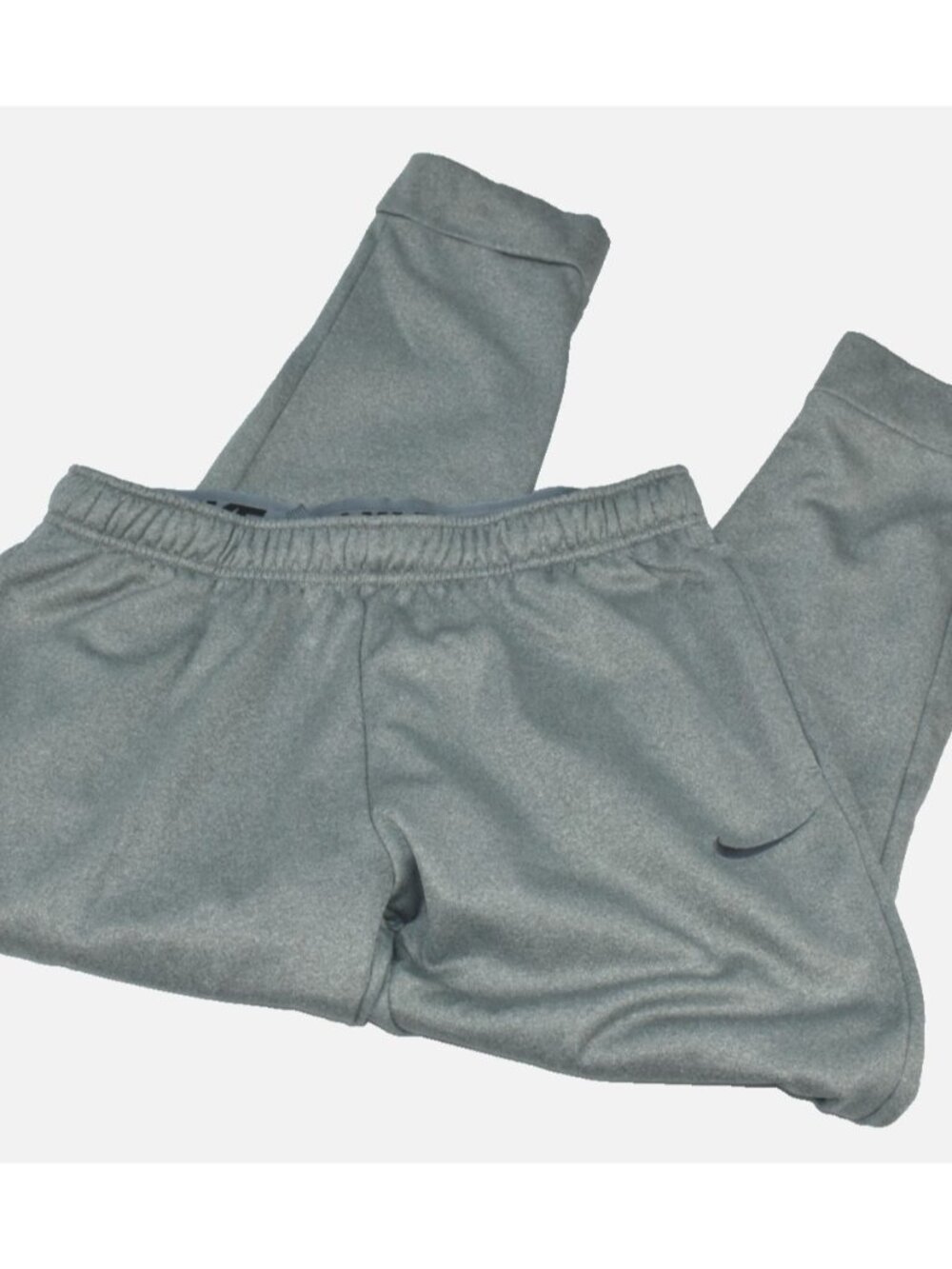Nike Therma-Fit Men Sweatpants Size XL Gray Fleece Embroidered Swoosh Jogger